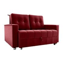 Sofá Cama Reclinável 2 Lugares com almofadas 140 Lag Drika Matrix Sofá Cama Reclinável 2 Lugares com almofadas 140 Lag Drika Matrix