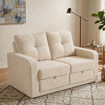 Sofá Cama Reclinável 2 Lugares Kiara Sofá Cama Reclinável 2 Lugares Kiara