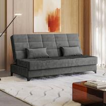 Sofá Cama Reclinável 3 Lugares 188cm Nassau Yescasa Sofá Cama Reclinável 3 Lugares 188cm Nassau Yescasa