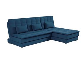 Sofá Cama Reclinável 3 Lugares Penélope Petróleo Matrix