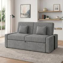 Sofá Cama Retrátil 2 lugares 145 Linho Charlotte Matrix Sofá Cama Retrátil 2 lugares 145 Linho Charlotte Matrix