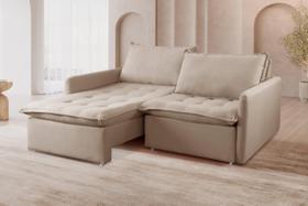 Sofá Cama Retrátil 220 Cm Califórnia Sofá Cama Retrátil 220 Cm Califórnia