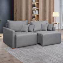 Sofá Cama Retrátil e Reclinável 180cm Júlia