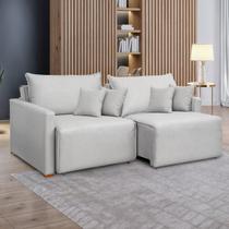 Sofá Cama Retrátil e Reclinável 180cm Júlia