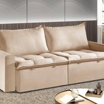 Sofá Cama Retrátil e Reclinável 190cm Veludo Itália Sofá Cama Retrátil e Reclinável 190cm Veludo Itália