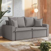 Sofá Cama Retrátil e Reclinável 3 Lugares Bipartido 210cm León Yescasa Sofá Cama Retrátil e Reclinável 3 Lugares Bipartido 210cm León Yescasa