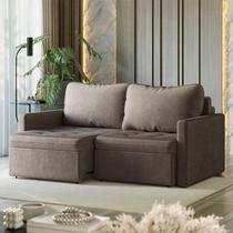 Sofá Cama Retrátil e Reclinável 3 Lugares Bipartido 246cm Masaya Yescasa Sofá Cama Retrátil e Reclinável 3 Lugares Bipartido 246cm Masaya Yescasa