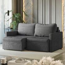 Sofá Cama Retrátil e Reclinável 3 Lugares Bipartido 246cm Masaya Yescasa Sofá Cama Retrátil e Reclinável 3 Lugares Bipartido 246cm Masaya Yescasa