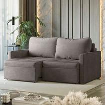 Sofá Cama Retrátil e Reclinável 3 Lugares Bipartido 246cm Masaya Yescasa Sofá Cama Retrátil e Reclinável 3 Lugares Bipartido 246cm Masaya Yescasa