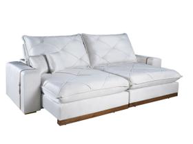 Sofá Cama Retrátil e Reclinável 4 Lugares 230cm