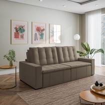 Sofá Cama Retrátil e Reclinável 4 Lugares 280cm em Veludo Palmeira CabeCasa MadeiraOriginals