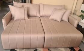 Sofá Cama Retrátil Easton 2,20m - Élpis Móveis Sofá Cama Retrátil Easton 2,20m - Élpis Móveis