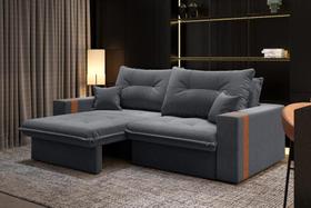 Sofá-cama Retrátil Reclinável 3 Lugares Linho 2,00m Ipanema