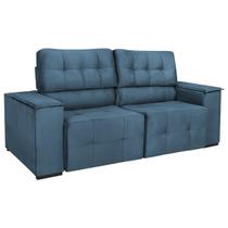 Sofá Cama Retrátil Sala Vicenza 175cm Linho Sofá Cama Retrátil Sala Vicenza 175cm Linho