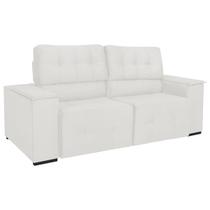 Sofá Cama Retrátil Sala Vicenza 210cm Bouclé