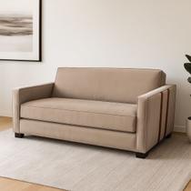 Sofá-cama Retrátil Sevilha Tecido Suede 1,55M Sofá-cama Retrátil Sevilha Tecido Suede 1,55M