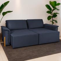 Sofá Cama Retrátil Veludo 3 Lugares Atlanta