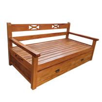 Sofá Cama Saul Em Madeira De Demolição - Cód 2298