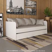 Sofá Cama Solteiro com cama Auxiliar 193x95,2cm CM8032 Tecnomóbili Sofá Cama Solteiro com cama Auxiliar 193x95,2cm CM8032 Tecnomóbili