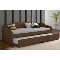 Sofá Cama Solteiro Funny III c/ Auxiliar Cacau - Conquista