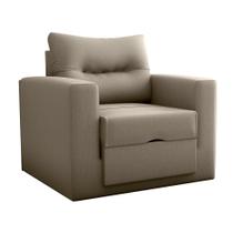 Sofá-Cama Solteiro Marisol Suede Capuccino