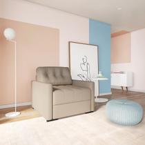 Sofá-Cama Solteiro Pedro Linho Bege