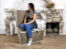 Sofá Cama Solteiro Resistente 70x188x20 Entrega Rápida