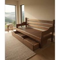 Sofa Cama Tricama Gramadense 190 X 65/1,10 Aberto - Bicama 1,90 X 65 - Madeira Macica - Moveis De Gramado Sofa Cama Tricama Gramadense 190 X 65/1,10 Aberto - Bicama 1,90 X 65 - Madeira Macica - Moveis De Gramado