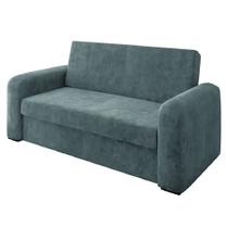 Sofá Cama Versátil 2 Lugares Veludo Selmer Sofá Cama Versátil 2 Lugares Veludo Selmer
