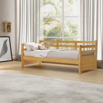 Sofá Cama Vintage Enjoy Mona em Madeira Maciça Acompanha Nicho Retrô Reforçada Alta Qualidade Imbuia Sofá Cama Vintage Enjoy Mona em Madeira Maciça Acompanha Nicho Retrô Reforçada Alta Qualidade Imbuia