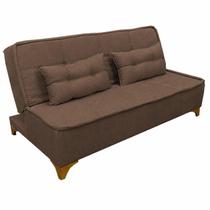 Sofá Cama Zayn em Veludo 2 Lugares 186cm Boareto Cor Marrom Sofá Cama Zayn em Veludo 2 Lugares 186cm Boareto Cor Marrom