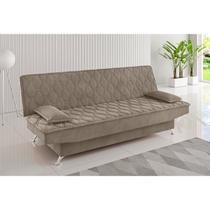 Sofa Cama Zenite 3 Lugares Reclinável com 2 Almofadas Soltas Sofa Cama Zenite 3 Lugares Reclinável com 2 Almofadas Soltas