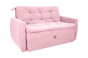 Sofá Cama2 Lugares Meg rosa Matrix