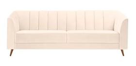 Sofá camel 2,30 suede nude