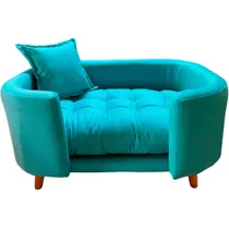 Sofá Caminha Pet Luxo em Sued Premium