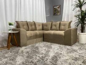 Sofá Canto Bege 607 Belo