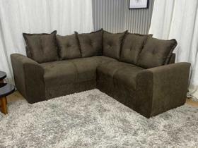 Sofá Canto Marrom 603 Belo Sofá Canto Marrom 603 Belo