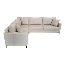 Sofá Canto Rússia Lado Esquerdo Tecido Acquablock Pé Aço 250x200cm