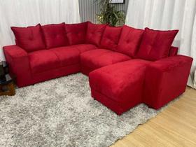 Sofá Canto Vermelho 608 Áustria