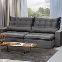 Sofá Ceará Modular 6 Lugares 290cm Retrátil e Reclinável