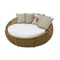 Sofá Chaise Bola 1,40m Fibra e Alumínio de Jardim Piscina Área Externa