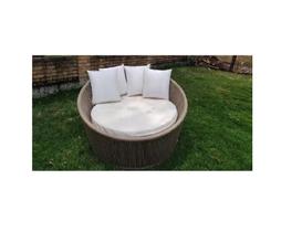 Sofa Chaise Concha Redonda Corda Náutica Varanda Piscina Sofa Chaise Concha Redonda Corda Náutica Varanda Piscina