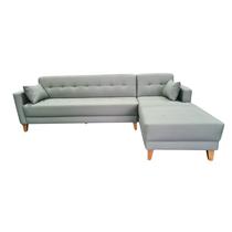 Sofá Chaise Gianni 250x160cm Pé Trapézio Lado Direito Tecido Acquablock Interno
