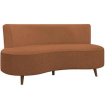 Sofá Chaise Living 2 Lugares 160cm para Sala Istambul K01 Bouclê Terracota - Lyam Decor Sofá Chaise Living 2 Lugares 160cm para Sala Istambul K01 Bouclê Terracota - Lyam Decor