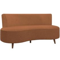 Sofá Chaise Living 2 Lugares 160cm para Sala Istambul K01 Bouclê Terracota - Lyam Decor Sofá Chaise Living 2 Lugares 160cm para Sala Istambul K01 Bouclê Terracota - Lyam Decor