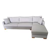 Sofá Chaise Rússia Lado Direito 280x160cm Tecido Acquablock Pé Cantoneira