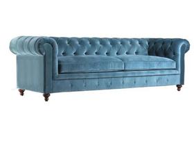 sofa chesterfield azul em Promoção no Magazine Luiza
