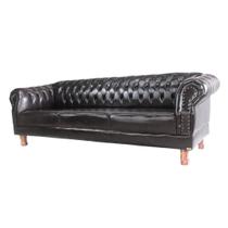 Sofá Chesterfield Capitonê Duque 1.8M Corano Café / Sala Recepção Barbearia