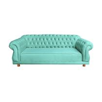 Sofá Chesterfield Capitone Elisabeth Suede 1,80cm