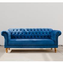 Sofá Chesterfield Clássico 3 Lugares
